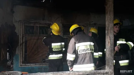 Kürdəmirdə fərdi yaşayış evində yanğın baş verib - FOTO - VİDEO
