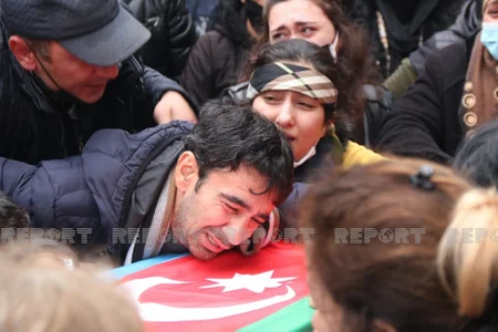 Vətən müharibəsində şəhid olan əsgər bu gün dəfn edildi