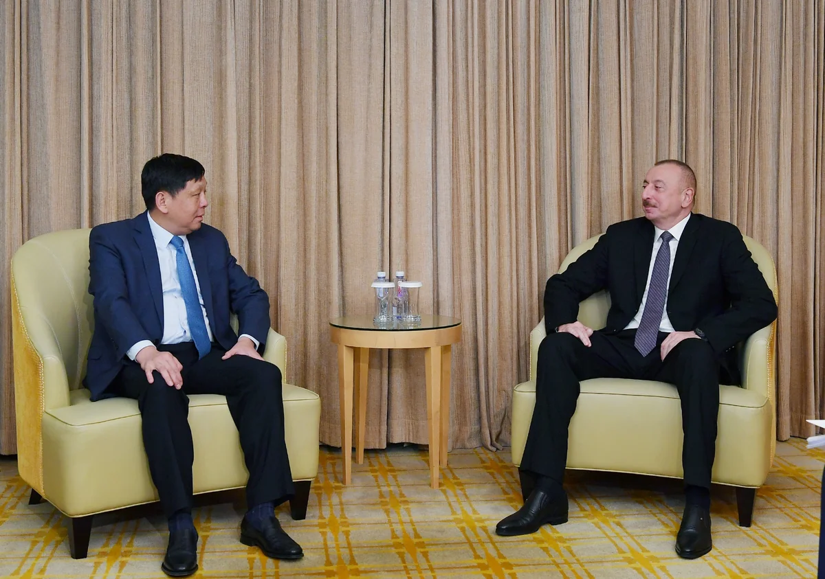 President Ilham Aliyev met with Director General of CETC International Corporation