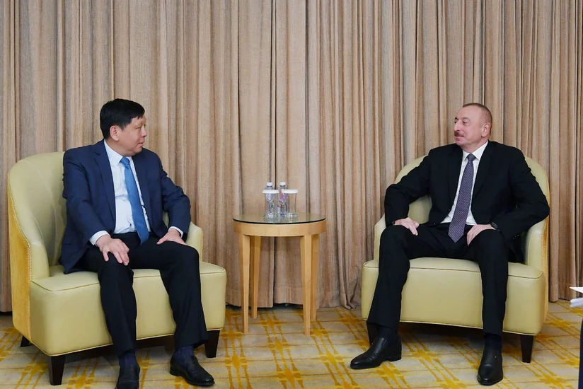 President Ilham Aliyev met with Director General of CETC International Corporation