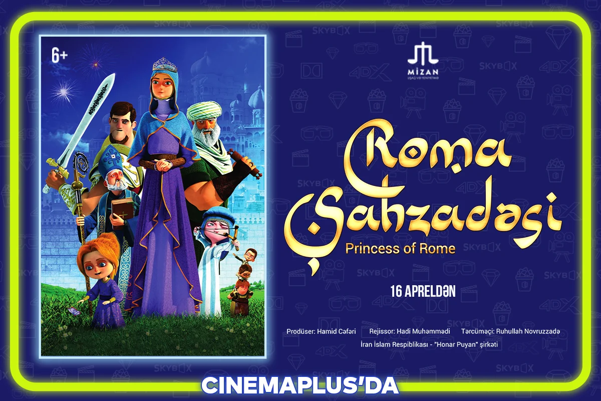 CinemaPlus-da “Roma şahzadəsi” cizgi filmi Azərbaycan dilində nümayişə başlayır