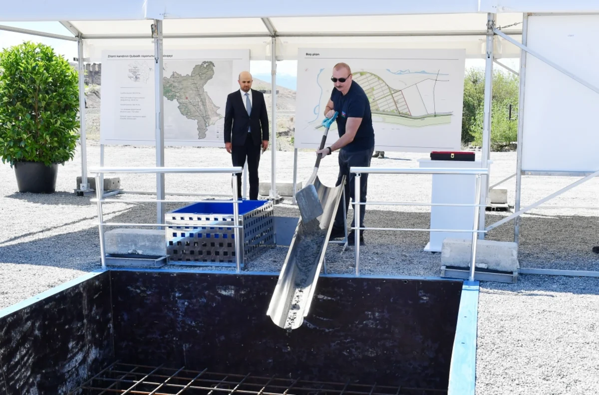 Qubadlının Zilanlı kəndində birinci mərhələdə 159 ev tikiləcək