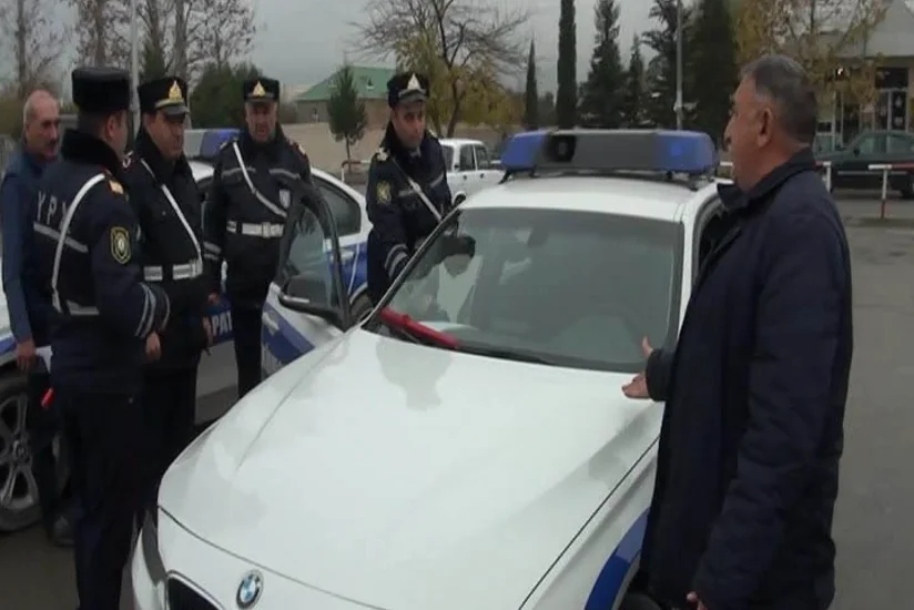 DYP Mingəçevirdə reyd keçirib, 100-dən çox sürücü saxlanılıb - FOTO - VİDEO