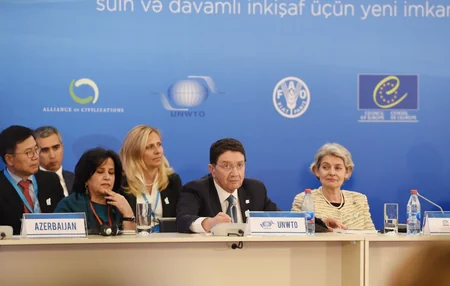 Mehriban Əliyeva: Bu gün dünya qarşılıqlı anlaşma əsasında sivilizasiyaların dəyərlərinin qorunmasına ciddi ehtiyac duyur