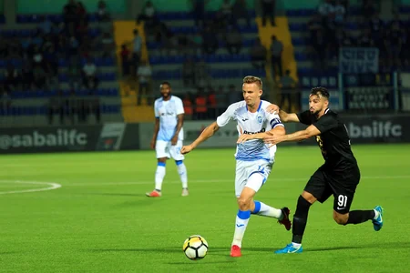 Səbail futbol komandası avrokubokda debüt edib - FOTOREPORTAJ