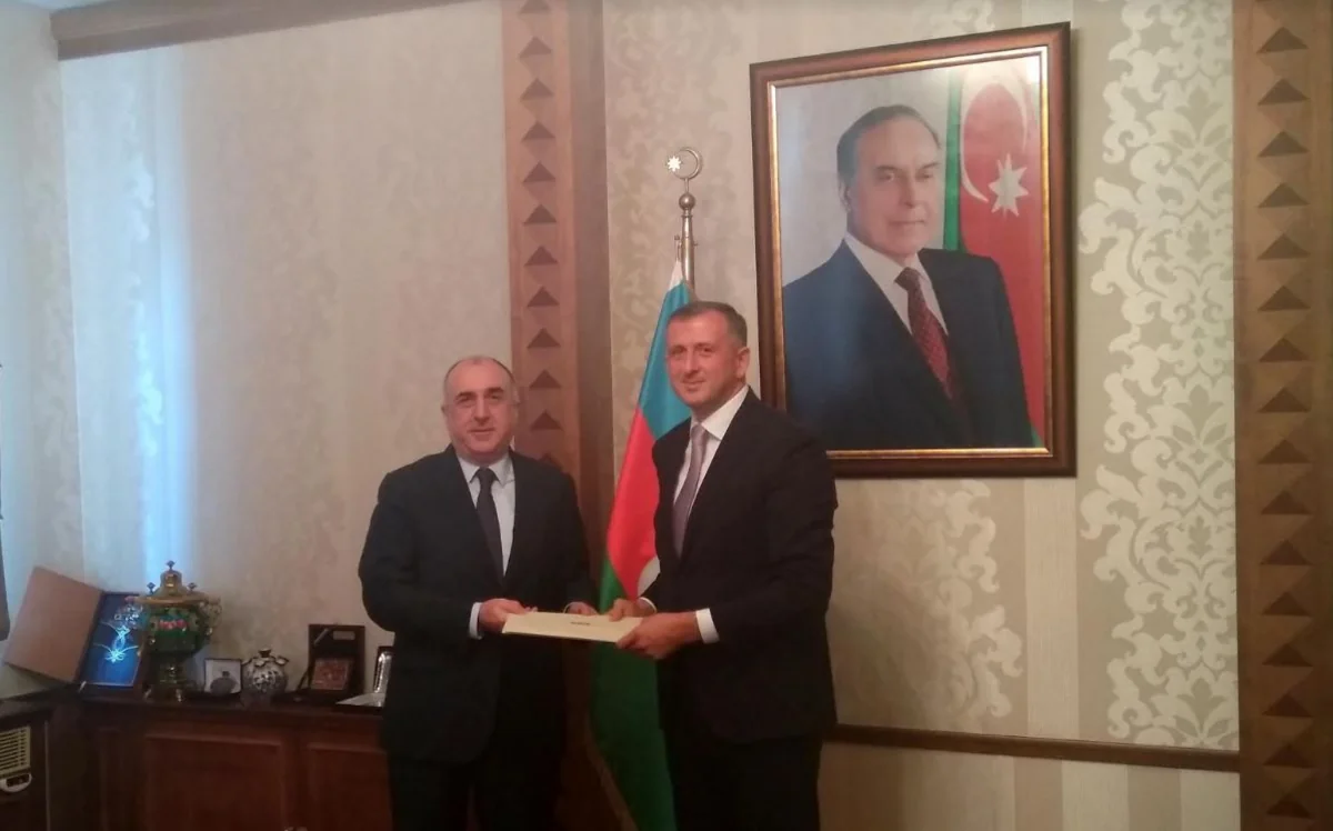 Elmar Məmmədyarov Gürcüstanın Azərbaycandakı yeni səfirinin etimadnaməsini qəbul edib