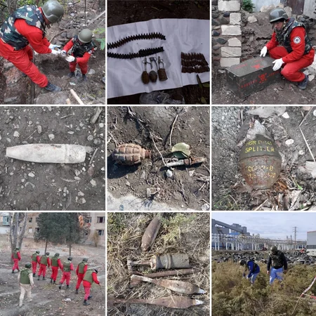 Ötən ay Azərbaycanda 341 ədəd partlamamış hərbi sursat tapılıb