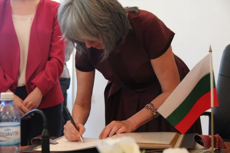 Bolqarıstanın vitse-prezidenti BSU-da olub