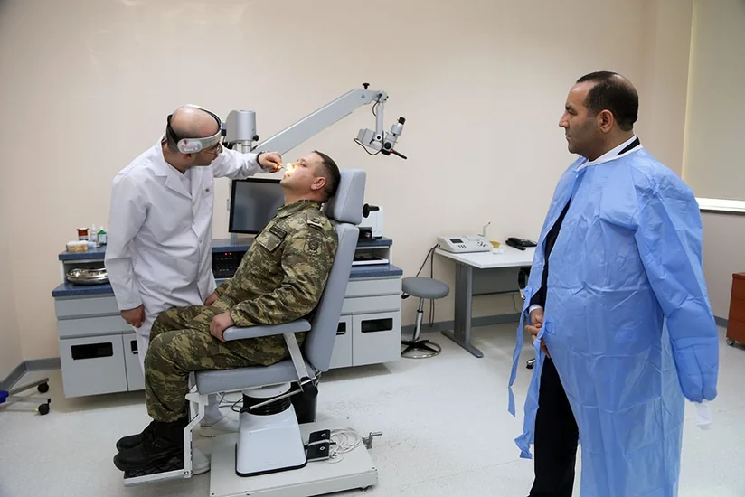 Ombudsman's Office representatives visit military hospital in frontline zone