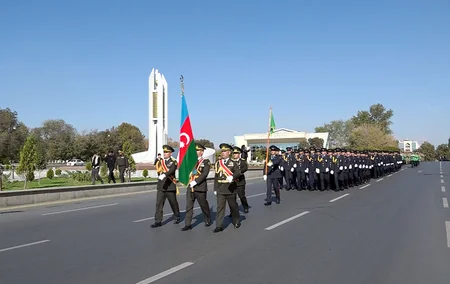 Naxçıvanda hərbi yürüş keçirilib - YENİLƏNİB