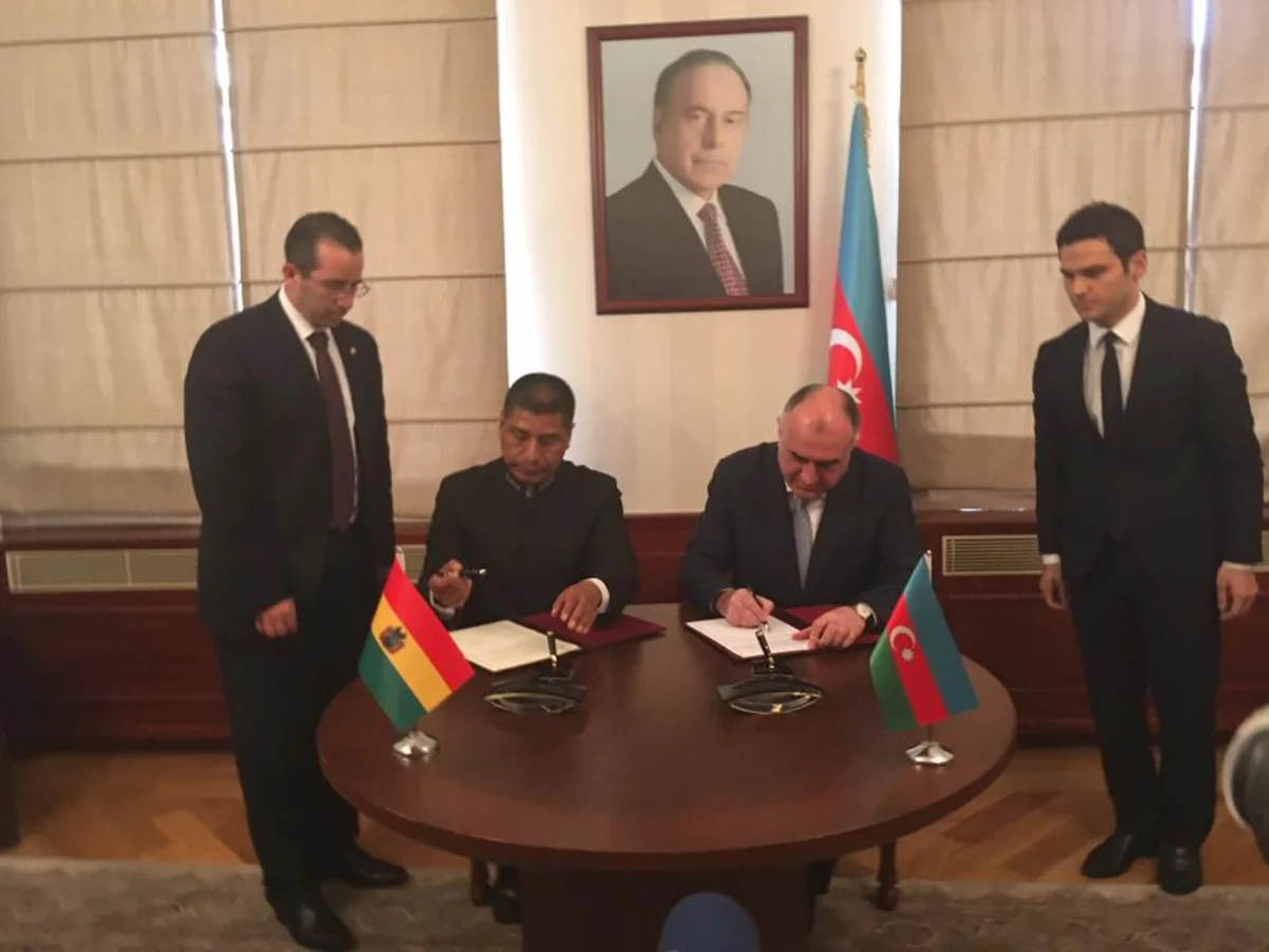 Azerbaijan and Bolivia sign agreement on abolishing visa regime