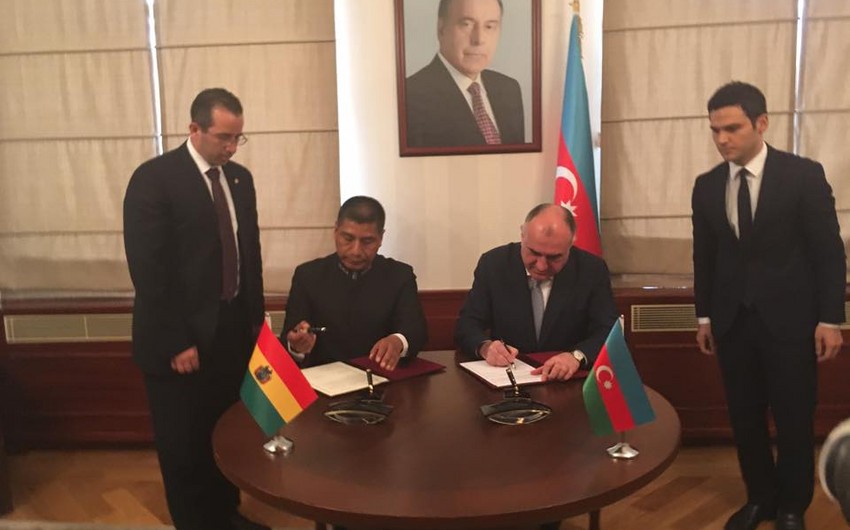 Azərbaycan ilə Boliviya vizaların ləğvi barədə saziş imzalayıb