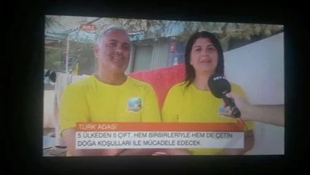 Azərbaycanlı rejissor öz xanımı ilə Türkadası verilişində iştirak edir