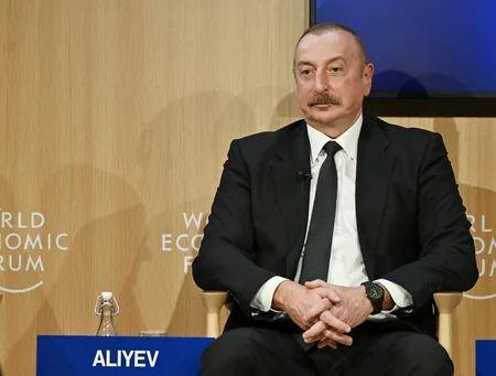 President Ilham Aliyev attends plenary meeting held as part of World Economic Forum