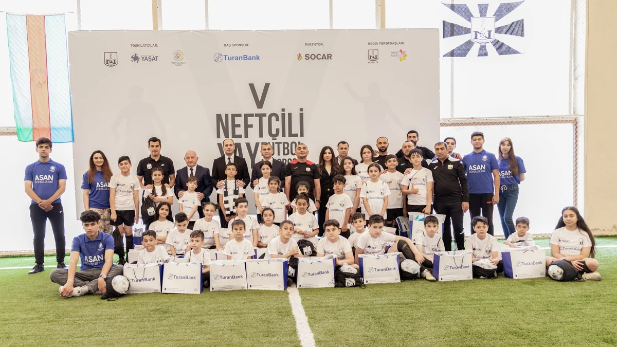 “TuranBank”ın dəstək olduğu “V Neftçili Yay Futbol Düşərgəsi”nə start verildi