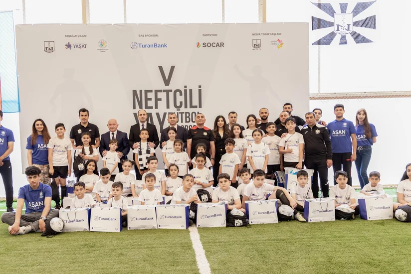 “TuranBank”ın dəstək olduğu “V Neftçili Yay Futbol Düşərgəsi”nə start verildi