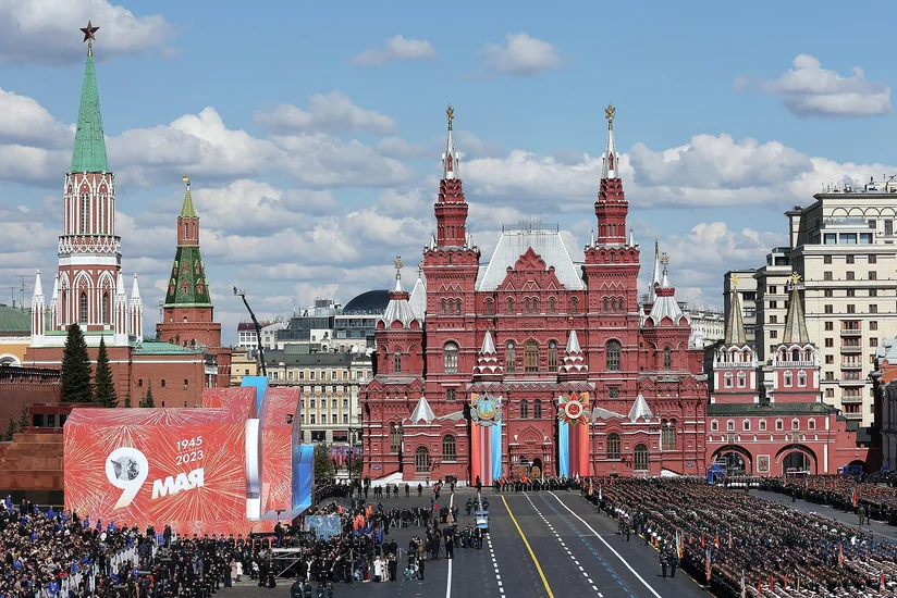 Parade of Victory starts on Red Square in Moscow