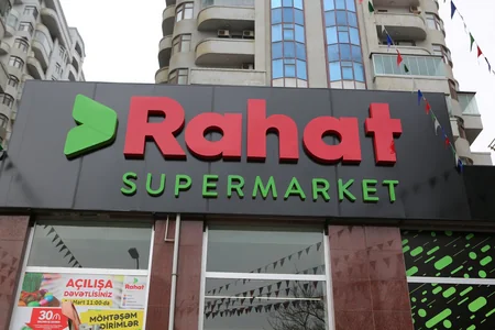 Bakıda “RAHAT” supermarketlər şəbəkəsinin daha bir filialı açıldı - FOTO