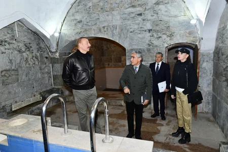 President Ilham Aliyev and First Lady Mehriban Aliyeva visit Shusha