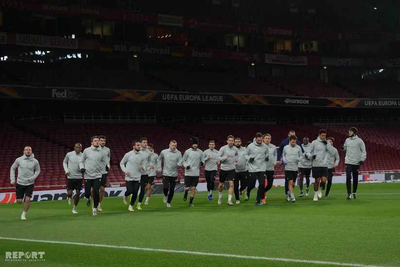 Qarabağ Arsenalla oyunöncəsi son məşqinə çıxıb - FOTO