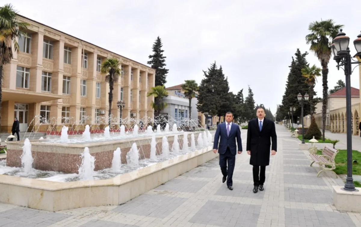 ​Prezident İlham Əliyev Astara rayonunda səfərdədir