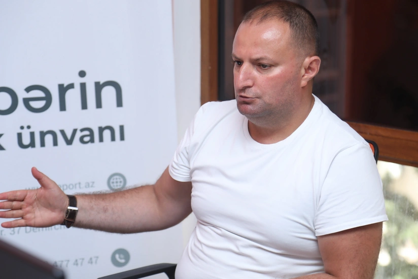 Ukraynada müharibəni işıqlandıran azərbaycanlı jurnalist Report Media Məktəbinin qonağı olub