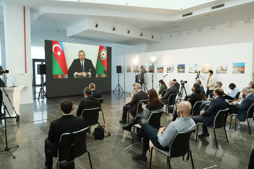 Prezident: Dəyəri 10 milyard dollardan çox olan layihələrdə türk şirkətləri iştirak ediblər