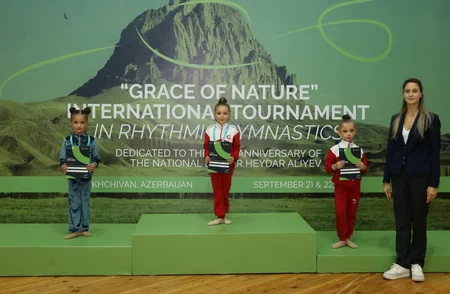 Naxçıvanda bədii gimnastika üzrə beynəlxalq turnir keçirilib