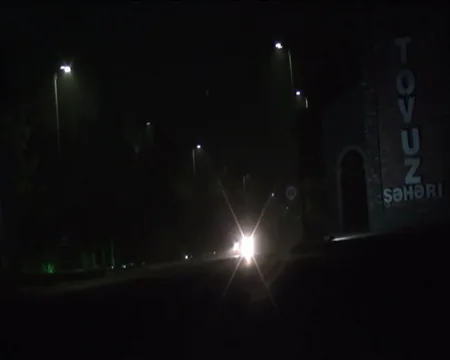 Tovuzda qatı duman avtomobillərin hərəkətini çətinləşdirib