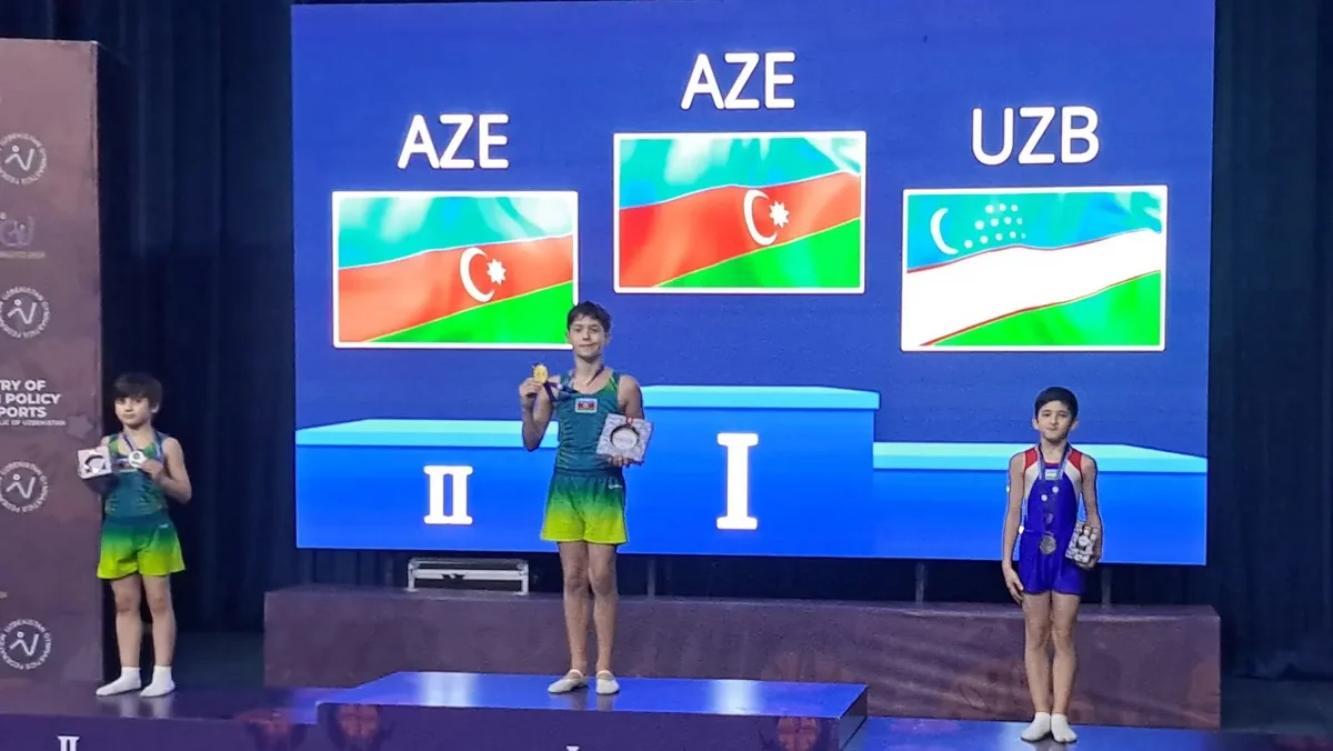 Azərbaycan gimnastları Özbəkistandakı turnirdəki medalların sayını 8-ə çatdırıblar - YENİLƏNİB