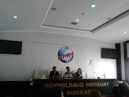 Xalq artisti Fidan Hacıyeva mətbuat konfransı keçirib