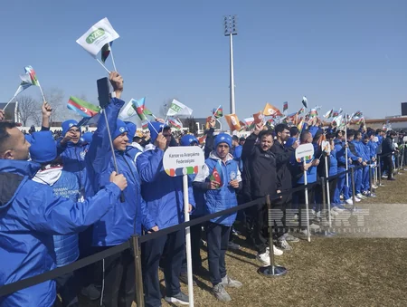 Qubada idman paradı keçirilib