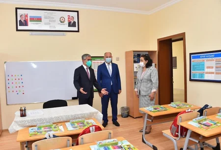 Heydər Əliyev Fondunun inşa etdiyi məktəblərin açılışı olub