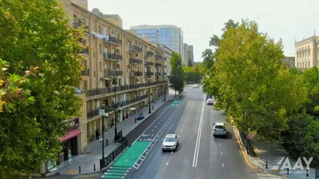 Bakının Mikayıl Müşfiq küçəsinin bir hissəsi təmir olunub