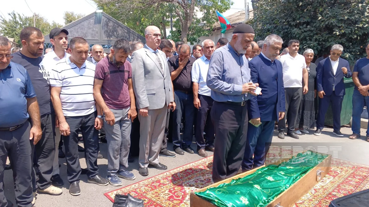 Milli Qəhrəman Natiq Qasımovun anası dəfn olunub - YENİLƏNİB 
