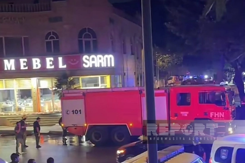 Bakıda restoranda yanğın olub - YENİLƏNİB