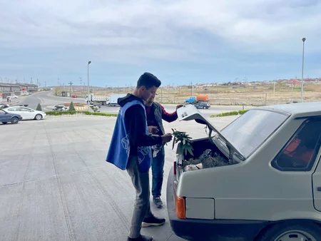 SOCAR-ın yanacaqdoldurma məntəqəsində tingpaylama aksiyası keçirilib