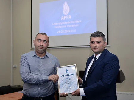 Azərbaycan Premyer Liqasında iştirak edəcək klublara lisenziyalar təqdim edilib