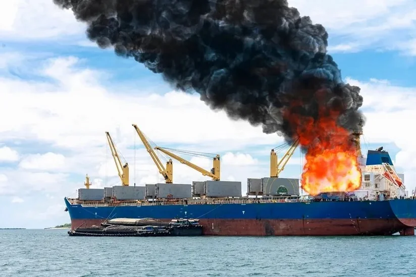 Экипаж торгового судна эвакуировали после атаки на него у берегов Йемена