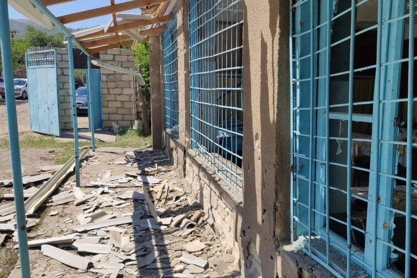 Tovuzda ermənilərin dağıtdığı evlər bərpa olunur