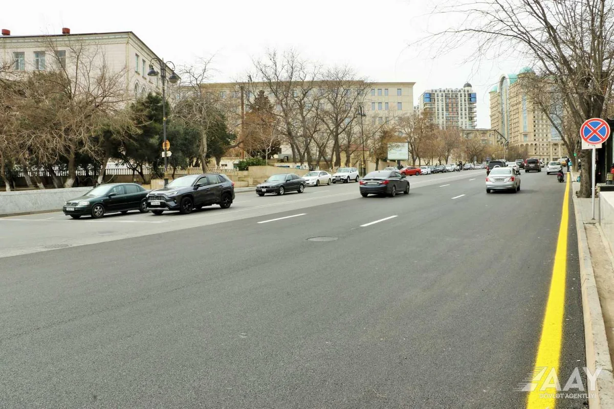 AAYDA paytaxtın iki küçəsində yeni asfalt-beton örtüyü döşəyib