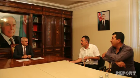 Arzu Rəhimov Yevlaxda vətəndaşları qəbul edib - FOTO