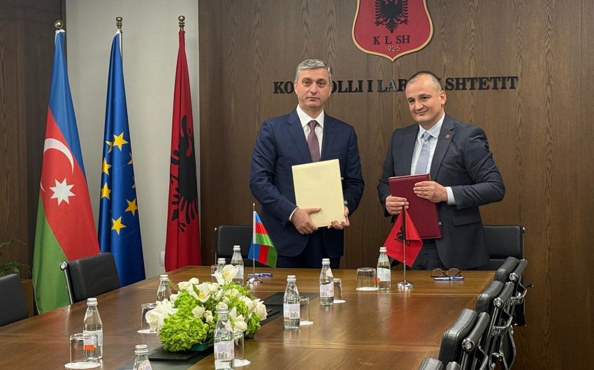 Azərbaycan və Albaniya ali audit üzrə Anlaşma Memorandumu imzalayıblar