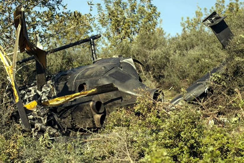 В Испании упал вертолет
