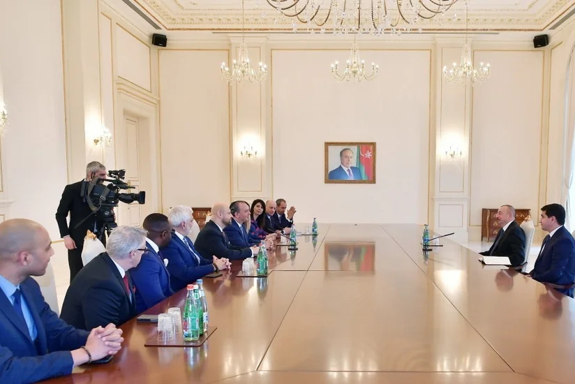 Prezident İlham Əliyev ABŞ Etnik Anlaşma Fondunun prezidentini qəbul edib - YENİLƏNİB