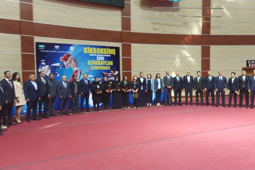 Kikboksinq üzrə Azərbaycan çempionatının açılış mərasimi olub