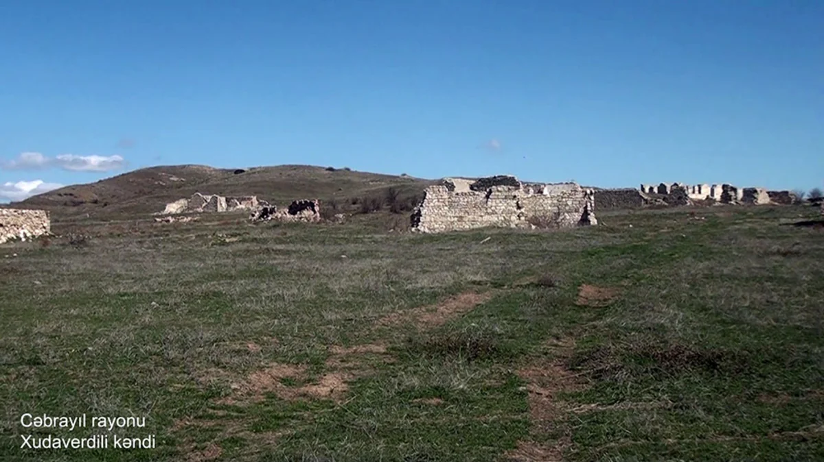 Cəbrayılın Xudaverdili kəndindən görüntülər