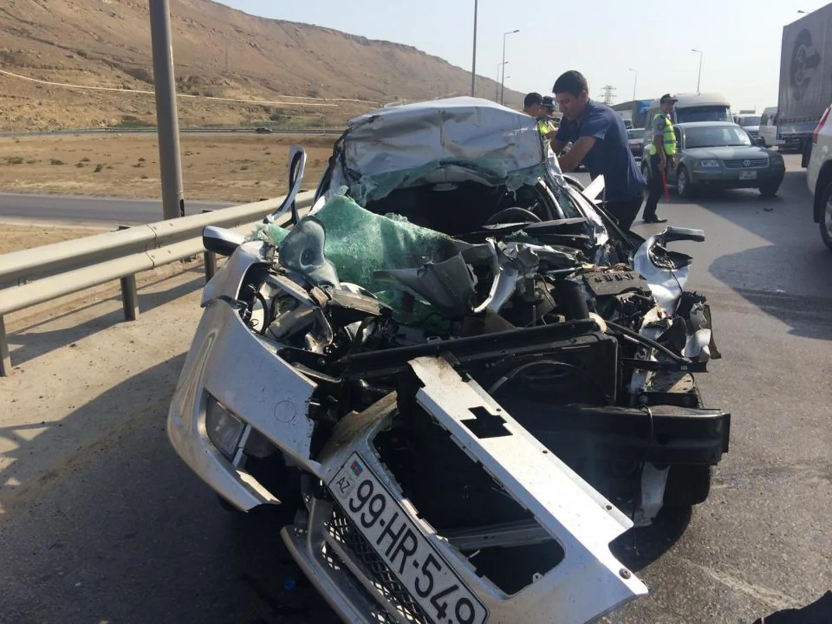 Bakıda jurnalist ağır qəza törədib - FOTOLAR