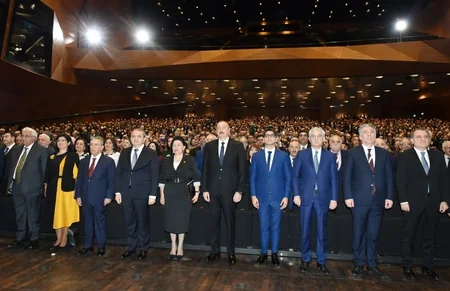 President Ilham Aliyev attended ceremony to mark 100th anniversary of Baku State University