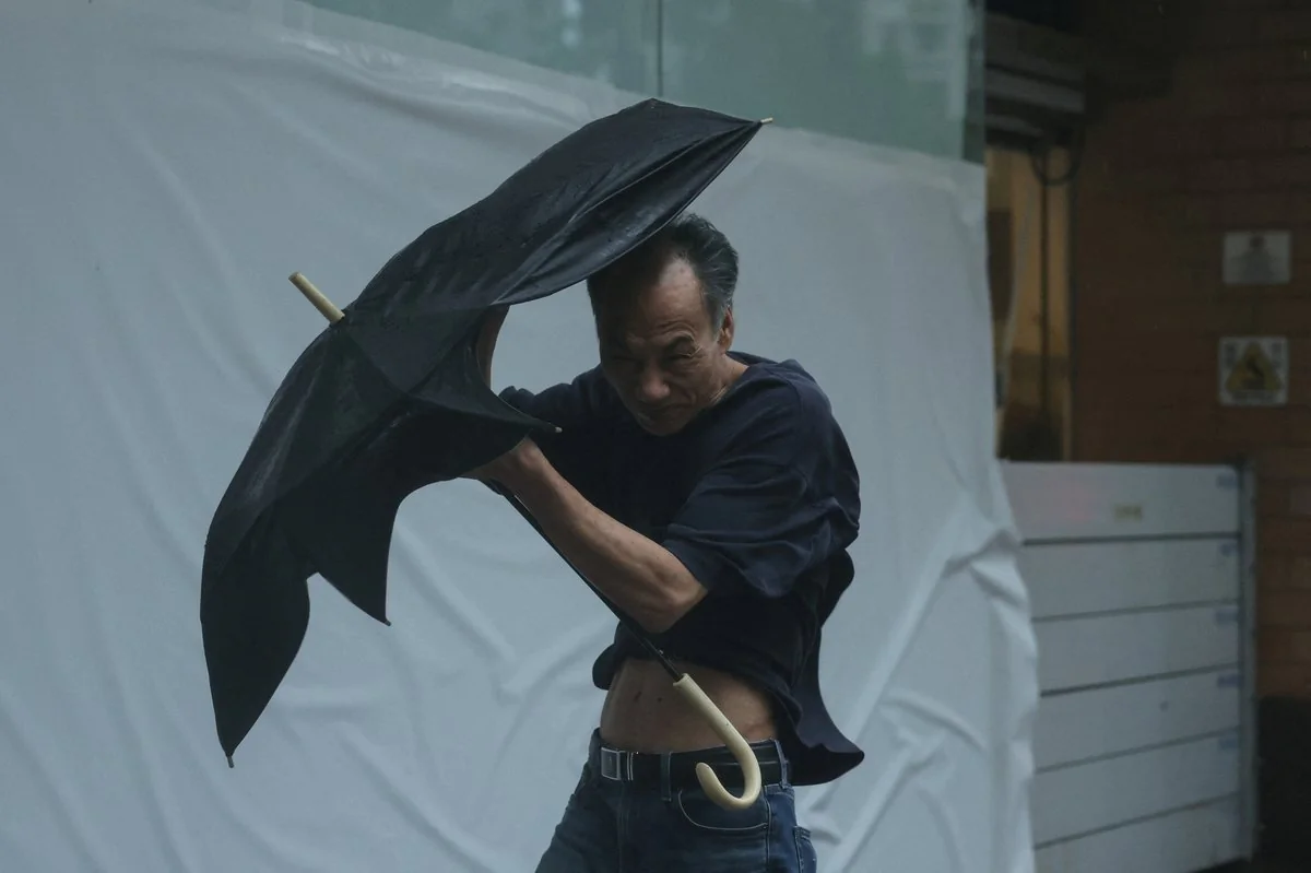 Rains from Typhoon Wipha batter Hong Kong as it heads for mainland China